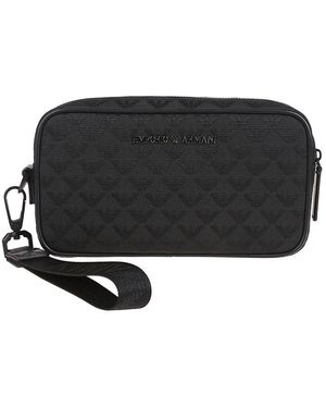 Emporio Armani Wristlet Clutch - Black
