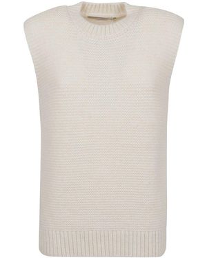 Stella McCartney Crewneck Sleeveless Vest - White