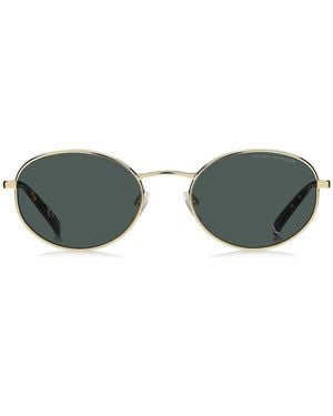 Tommy Hilfiger Oval Frame Sunglasses - Black
