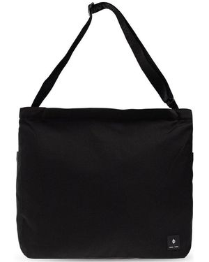 Samsøe & Samsøe Saluis Logo Patch Tote Bag - Black