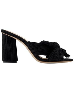 Loeffler Randall Penny Bow Detail Court Shoes - Black