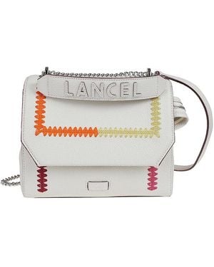 Lancel Ninon M Flap Bag - Grey