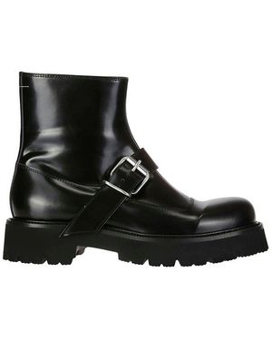 MM6 by Maison Martin Margiela Ankle Boot - Black