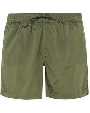 Rrd Elastic Waist Swim Shorts - Green
