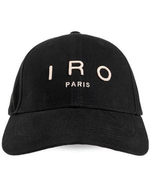 IRO Logo-Embroidered Baseball Cap - Black