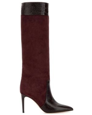 Paris Texas Embossed Boots - Purple