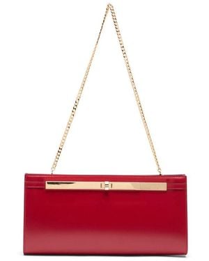 Stuart Weitzman Posh Clutch Bag - Red