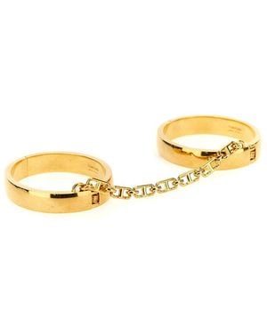 Tom Ford Logo-Engraved Handcuff Bracelet - Natural