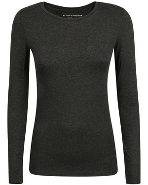 Majestic Filatures Long Sleeve Top - Black