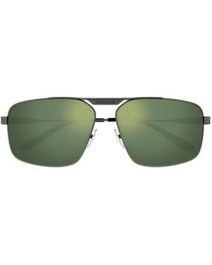 Balenciaga Pilot Frame Sunglasses - Green