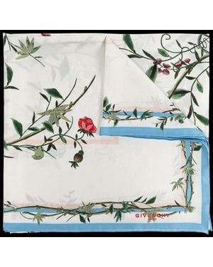 Givenchy Floral Motif Scarf - Black