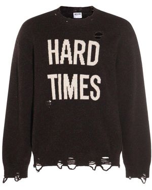 Moschino Crew neck sweaters for Men | Online Sale up to 41