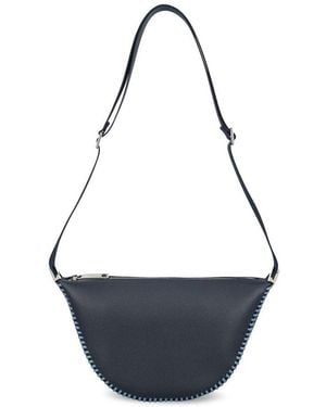 Fendi Melon Zip-Up Small Messenger Bag - Blue