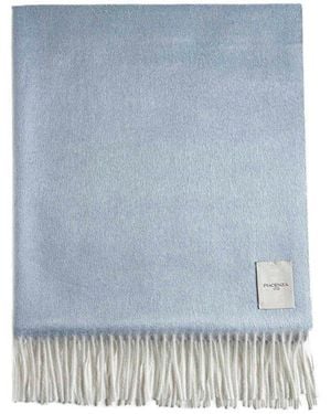 Piacenza 1733 Fringe Scarf - Blue