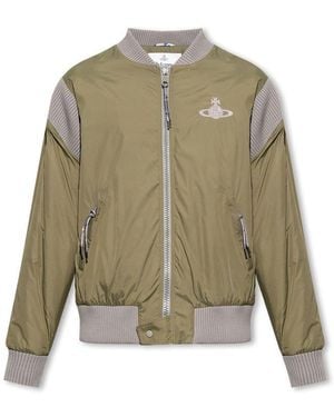 Vivienne Westwood Army Nylon Down Jacket - Green