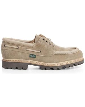 Paraboot Chimey Almond Toe Loafers - Brown