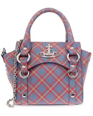 Vivienne Westwood Betty Chained Mini Handbag - Purple