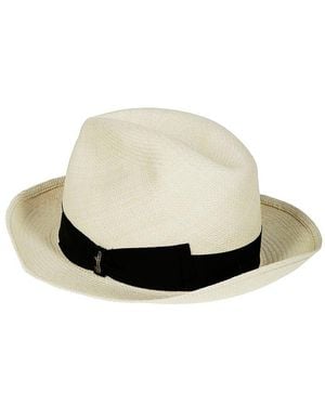 Borsalino Fedora Hat - Natural
