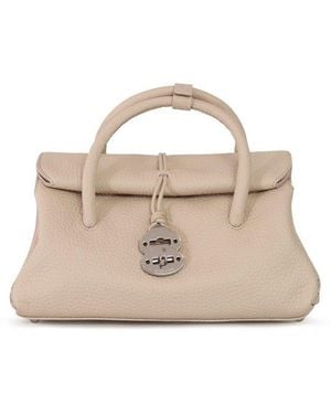 Zanellato Dotta Centauro Small Top Handle Bag - Natural