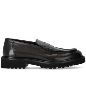 Doucal's Penny Slip-On Loafers - Black