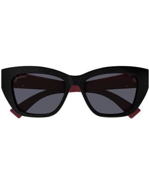 Gucci Cat-Eye Frame Sunglasses - Black