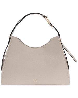 Furla Nuvola Zipped Shoulder Bag - Grey