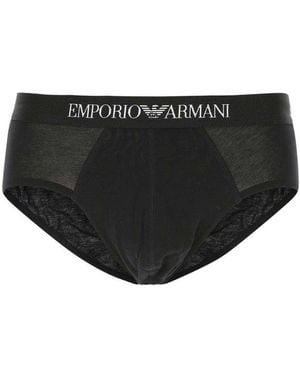 Emporio Armani Slip - Black