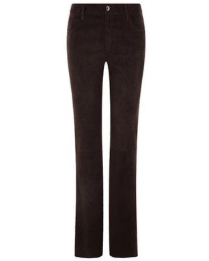 DROMe Button Detailed Flared Trousers - Black