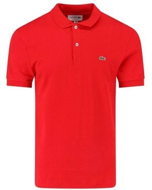 Lacoste Regular Fit Polo Shirt - Red