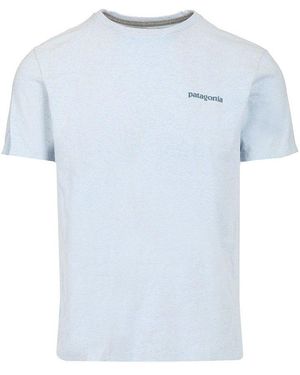 Patagonia Logo T-Shirt - Blue