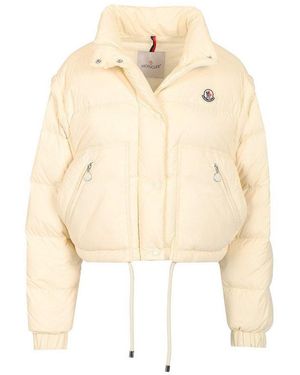 Moncler Selle Jacket in Natural | Lyst