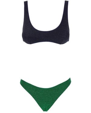 Oséree Shimmer Bikini Set - Green