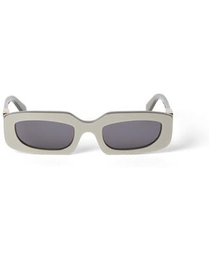 Off-White c/o Virgil Abloh Renton Rectangular Frame Sunglasses - Grey