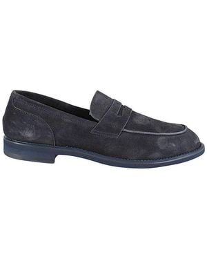 Seboy's Classic Penny Loafers - Blue