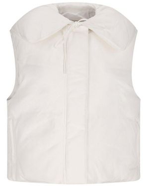 Jil Sander Sleeveless Padded Gilet - White