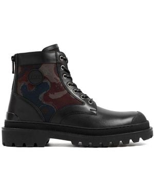 Dior X Peter Doig Explorer Boots - Black