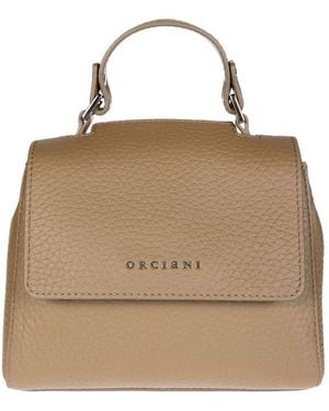 Orciani Shoulder Strap Sveva Soft Mini Handbag - Natural