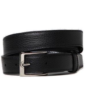 Hogan Square Buckle Belt - Black