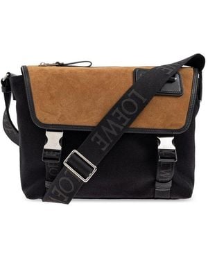 Loewe Medium Flex Messenger Bag - Black