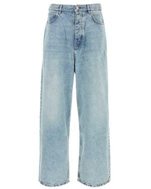 Balenciaga Denim Baggy Jeans - Blue