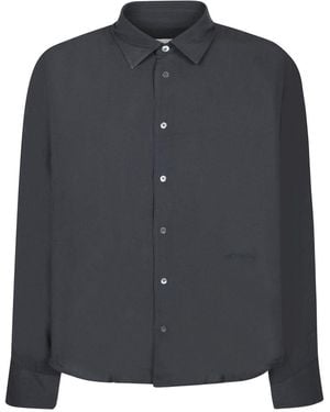 Ami Paris Paris Long Sleeve Buttoned Shirt - Black