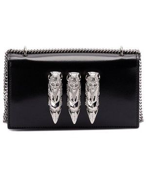 クラッチバッグ Philipp Plein Versatile Black Calf Leather Clutch Bag Leather clutch bag Philipp Plein Black in Leather - 44039938