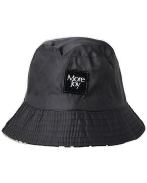 More Joy Logo Patch Bucket Hat - Black