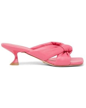 Stuart Weitzman Playa 50 Knot Slides - Pink
