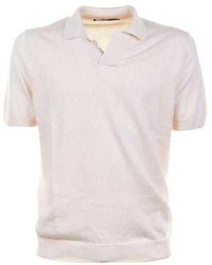 Tagliatore Cream Clothing T-Shirts And Polos - White