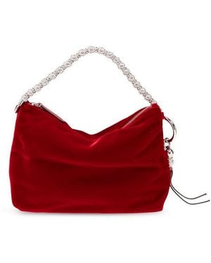 Jimmy Choo Callie Velvet Clutch Bag - Red