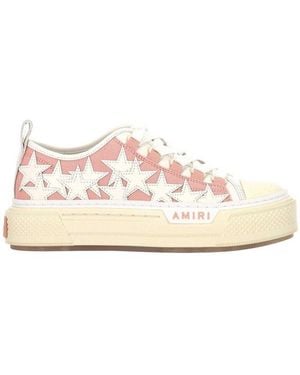 Amiri Stars Court Low-Top Sneakers - Pink