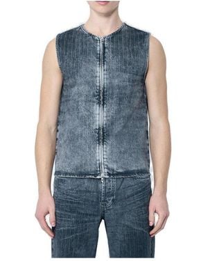 DIESEL D-Sund-Denim Vest - Blue