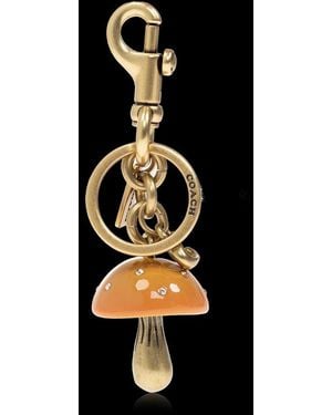 COACH Embellished Keyring - Black