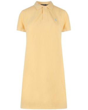 Polo Ralph Lauren Logo Mini Dress - Yellow
